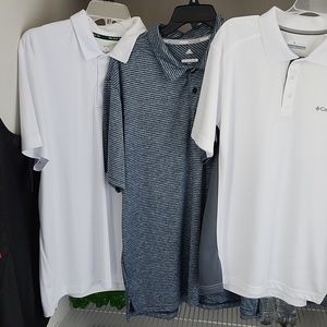4 polo shirts